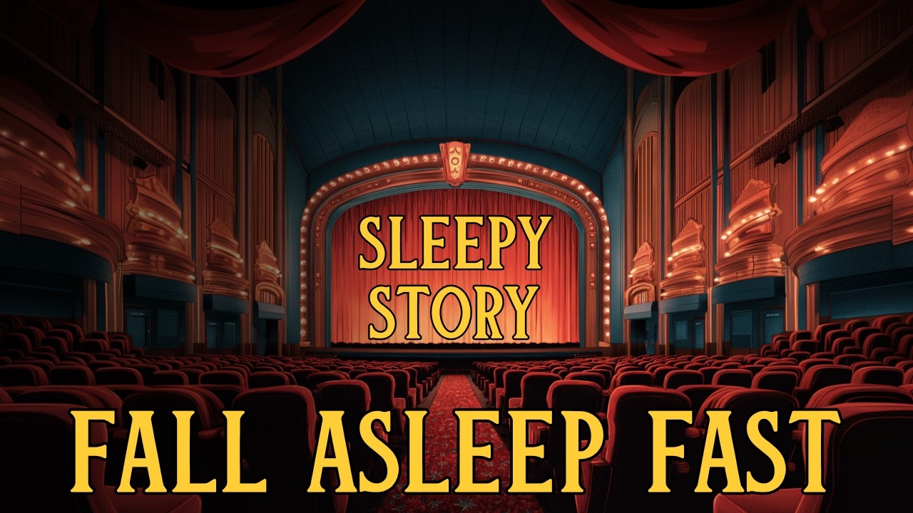 A Dreamy RELAXING Story for the DEEPEST SLEEP: A Sleepy Evening at the Historic Theater 😴