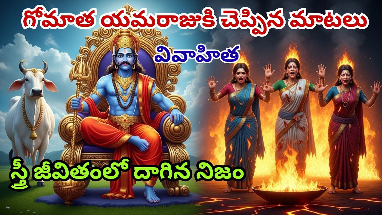 స్త్రీల జీవితం గురించి తల్లి ఆవు ధర్మరాజుకు నిజం చెప్పింది. ఆవు మరియు జీవితానికి ధర్మం యొక్క కథ