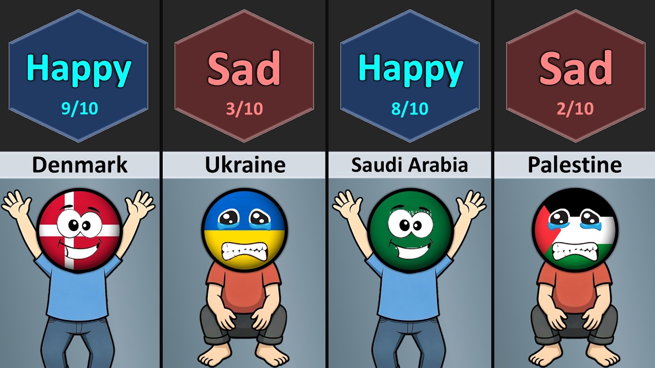 Happy Country vs Sad Country