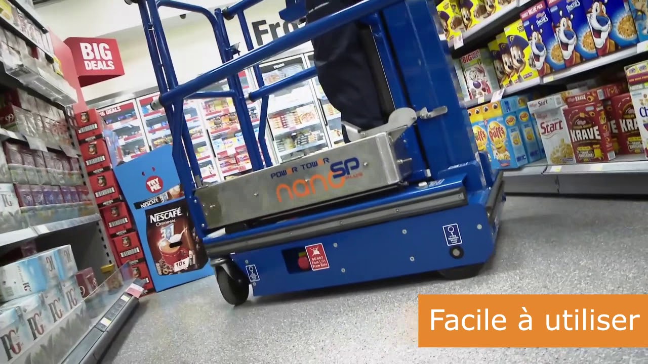 Nano SP Plus nacelle automotrice basse hauteur Power Towers By JLG