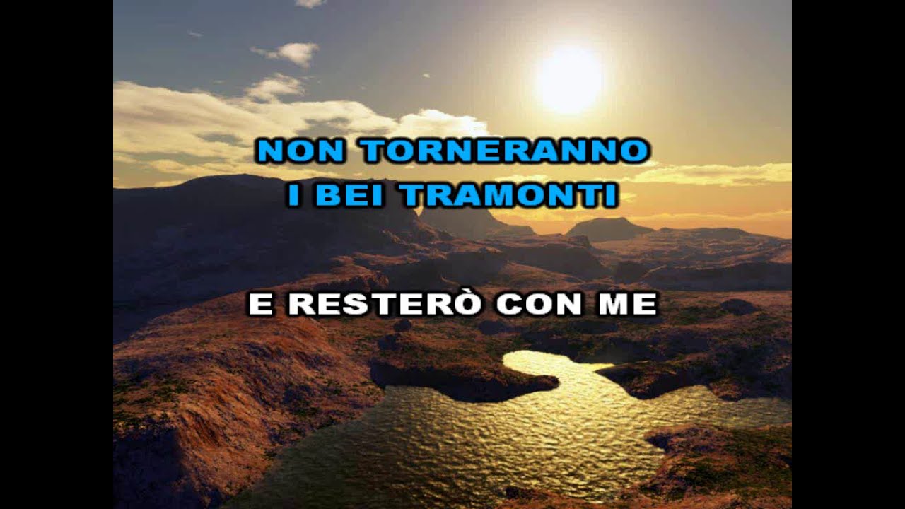 Miguel Bosè - Se tu non torni (karaoke - fair use)
