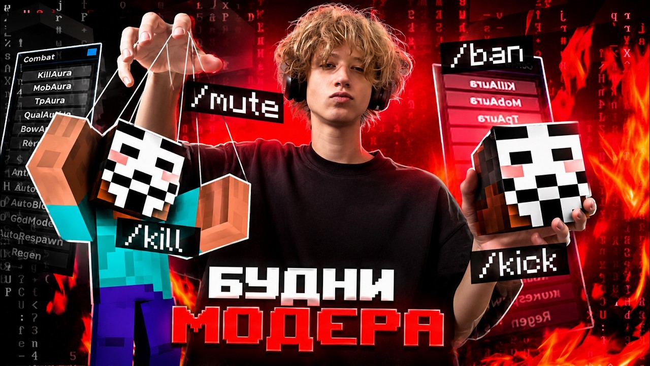 ОДИН день из ЖИЗНИ МОДЕРАТОРА ! на СЕРВЕРЕ Reallyworld ! БУДНИ МОДЕРА в Minecraft !