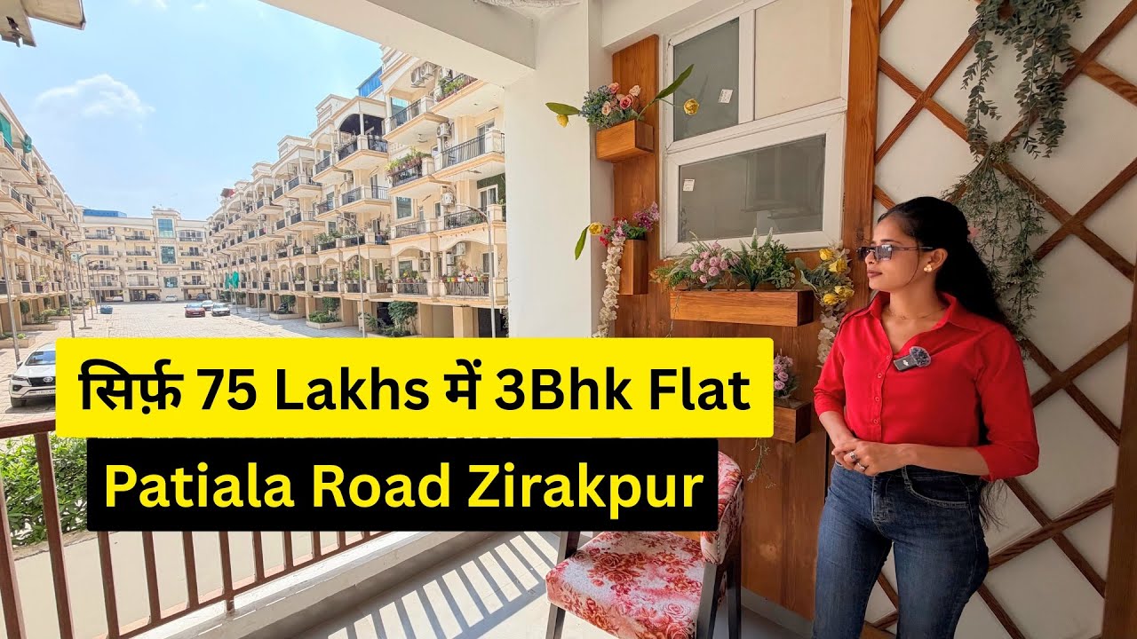 ₹75 Lakhs में 3BHK Flat in Zirakpur 🏡 | Budget Luxury Home Near Chandigarh