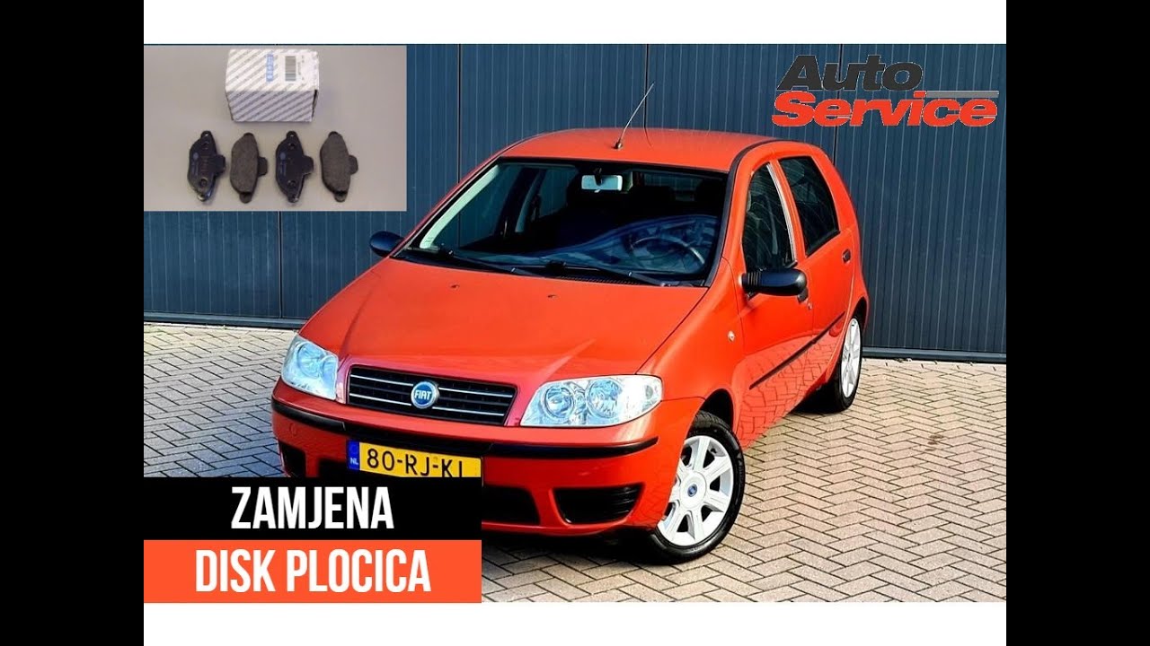 Fiat punto front brake pads replacement/ Zamjena prednjih disk plocica