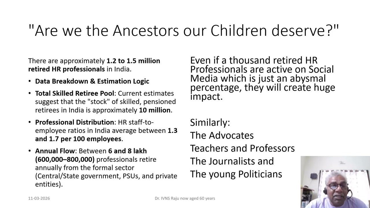 Part 2 of Are We the Ancestors that our Children Deserve