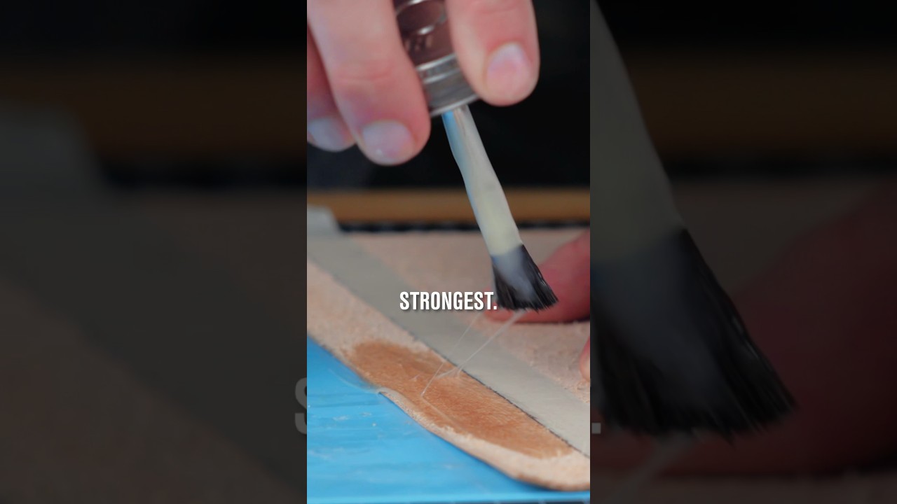 Which Leather Adhesive Do You Use? #leathercrafting #leatherglue