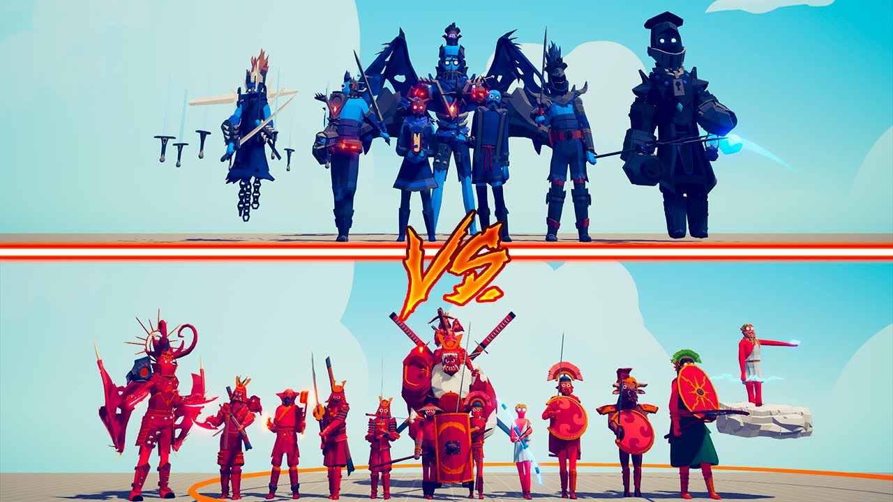 DYNASTY DLC + ANCIENT DLC vs EVIL DLC - Totally Accurate Battle Simulator | TABS