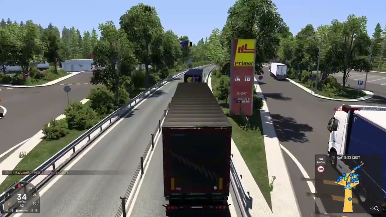 Euro Truck Similator 2 Dikkatsiz Sürüş / Hatalı Sollama TMP/ID: 6198551