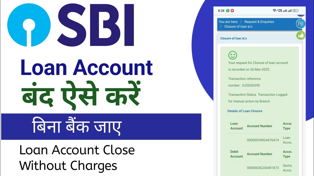 SBI Loan Close Kaise Kare | Sbi loan close online | How to close sbi loan account online