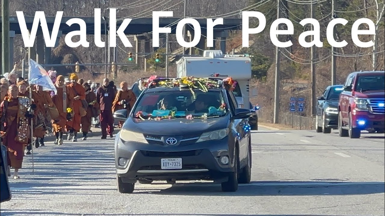1/18/26- Monks Walk For Peace Through High Point NC