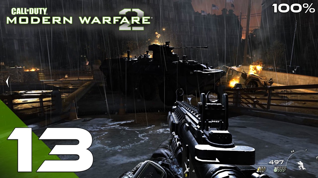 Call of Duty Modern Warfare 2 - Полное прохождение, часть 13 - [2K60FPS] Без комментариев