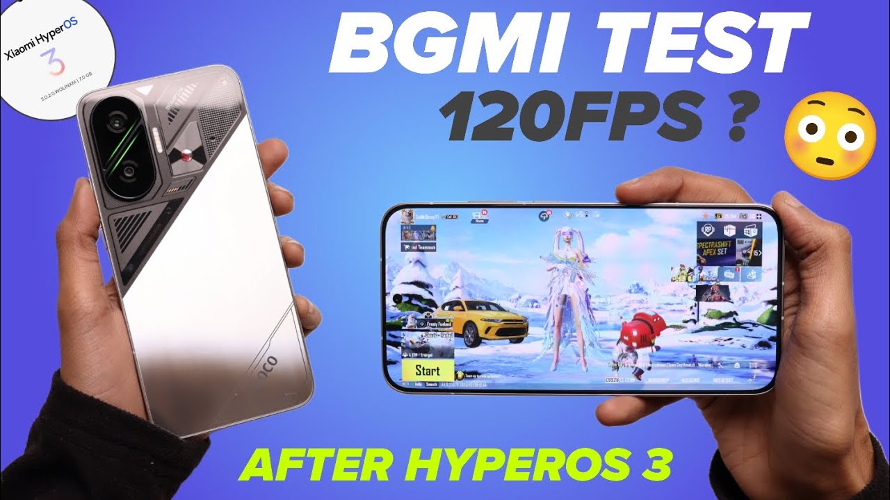Тест POCO F7 BGMI после обновления HyperOS 3 — снижение производительности?