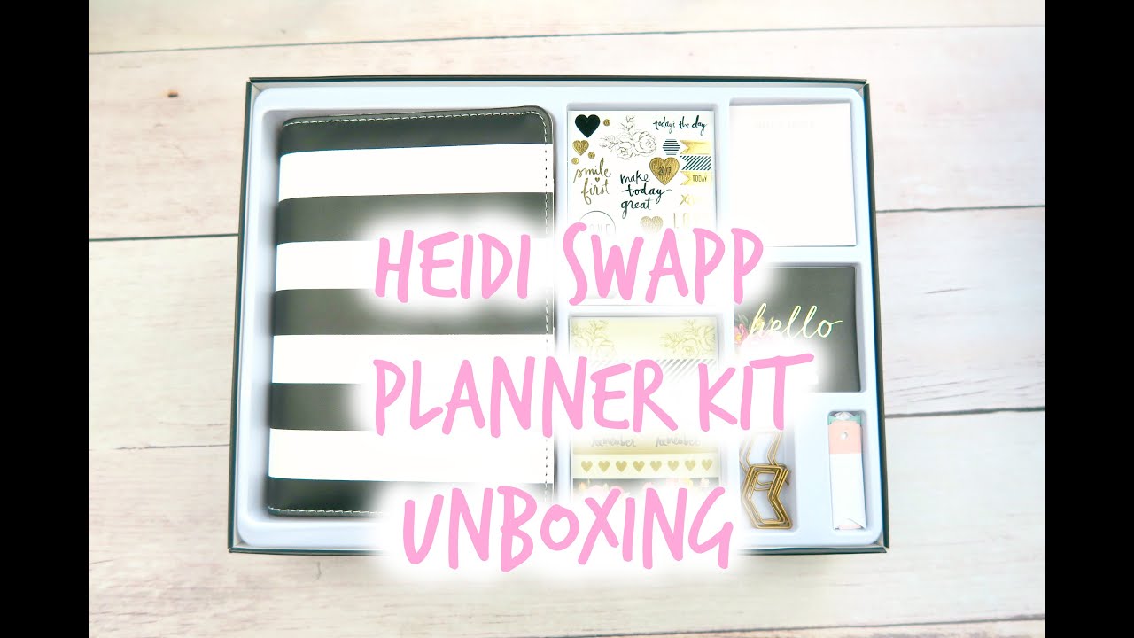 New Heidi Swapp Planner Kit Unboxing