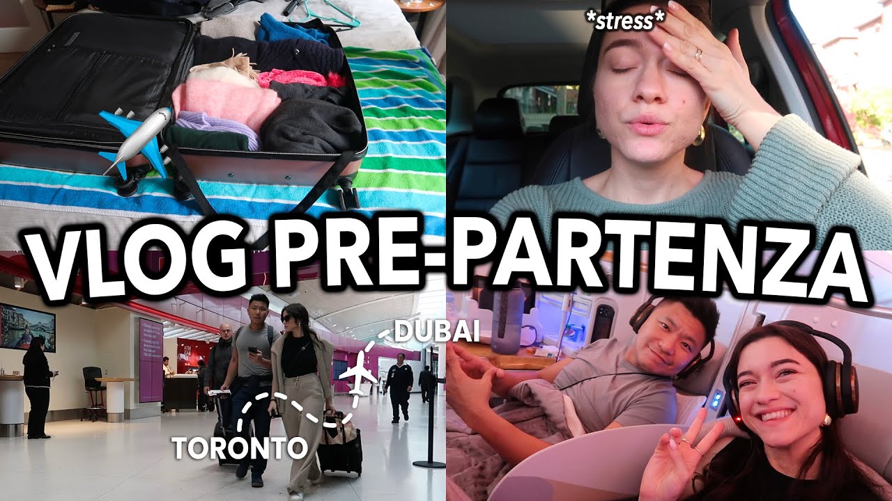 IL NOSTRO VIAGGIO INTORNO AL MONDO 🌎 - SI PARTE VLOG ✈️ PRIMA TAPPA DUBAI 📍