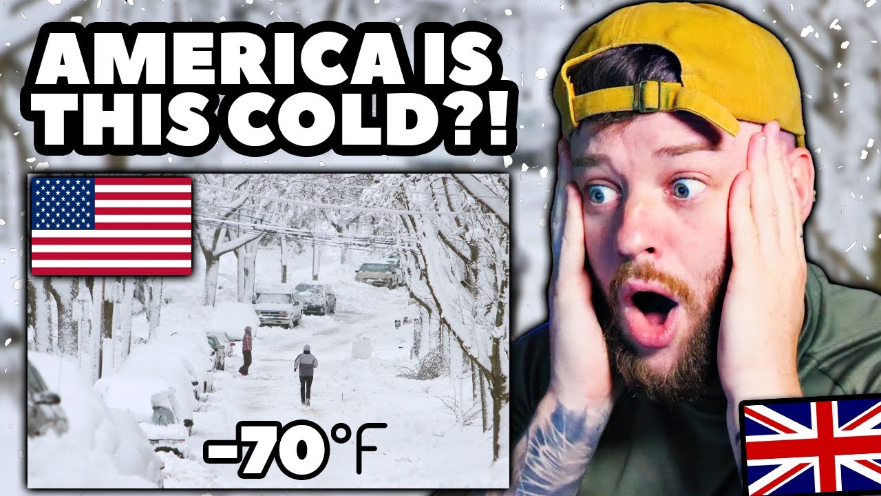 British Guy reacts to COLDEST PLACES To Live in America in 2024!