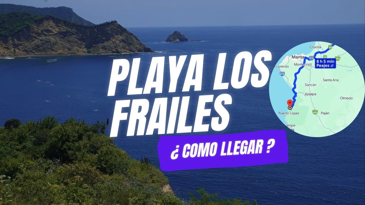 Playa los FRAILES un paraíso escondido en Ecuador - Manabí | ¿Cómo llegar?