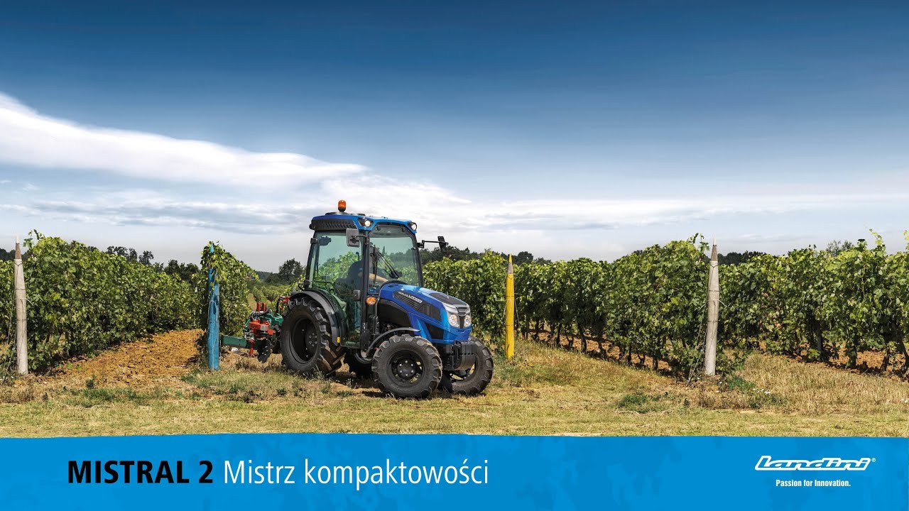 Landini Mistral 2 - Mistrz kompaktowości w pracy
