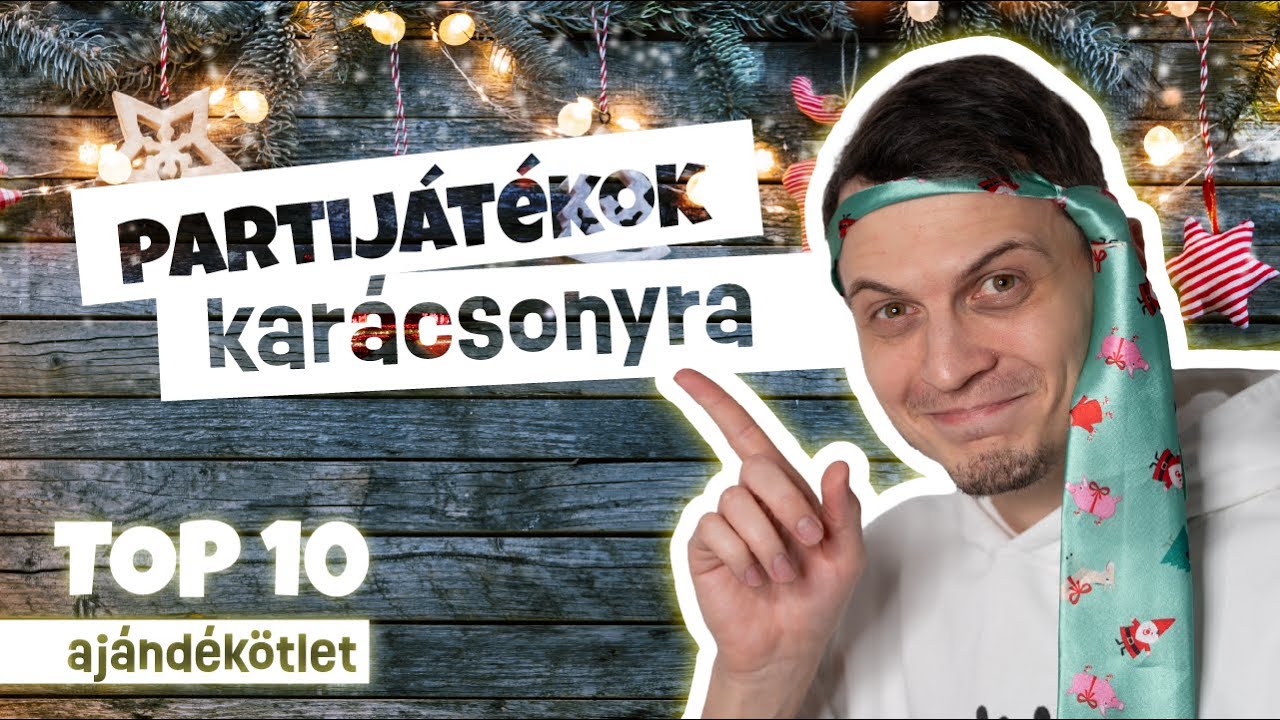 🥳 TOP 10 PARTIJÁTÉK KARÁCSONYRA🎄
