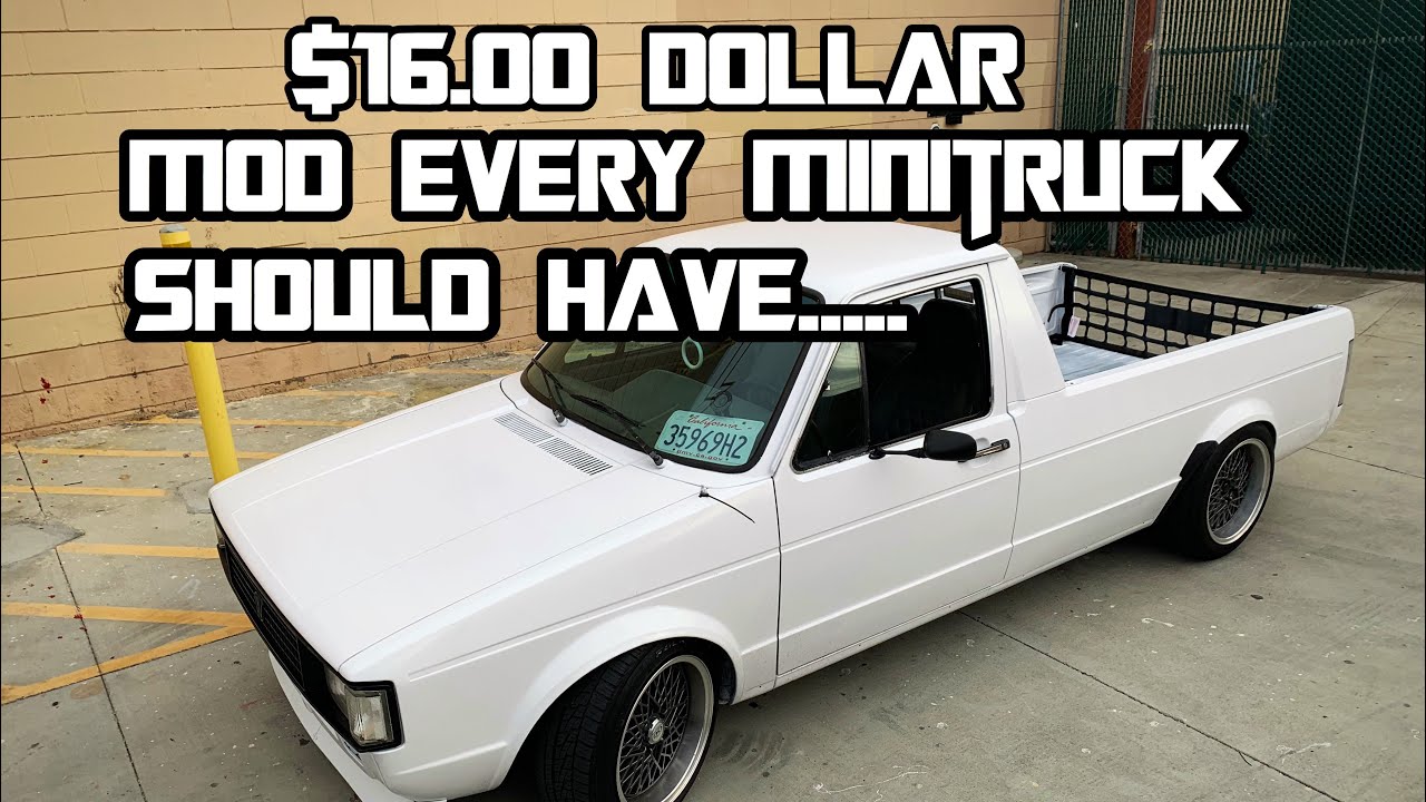 HOW 2: INSTALL A BULLY TAILGATE NET ON YOUR MINI TRUCK (VW CADDY MK1)