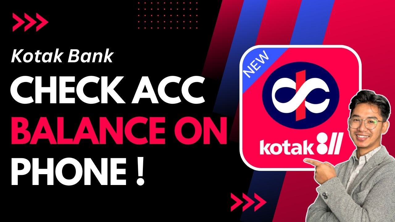 Как проверить баланс счета Kotak на телефоне!