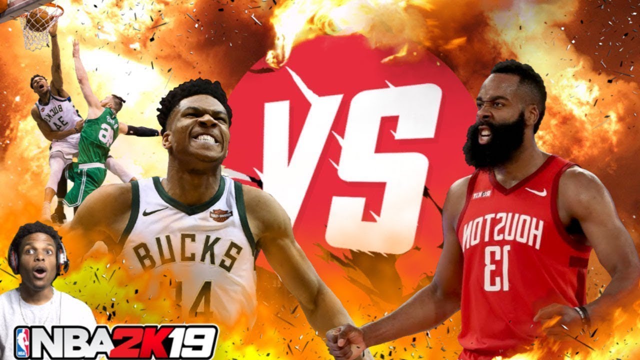 I CANT BELIEVE GIANNIS DID THIS DUNK!! JAMES HARDEN VS GIANNIS ANTETOKOUMPO  NBA 2K19