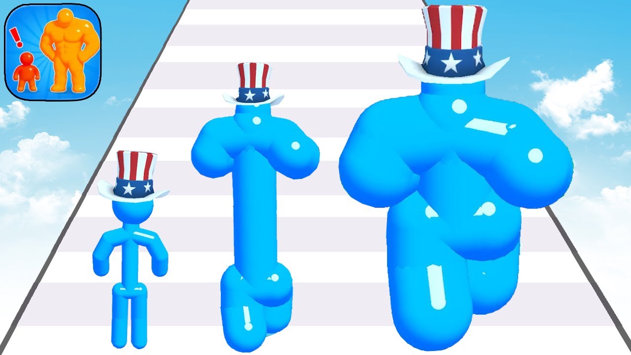 Big Satisfying Mobile Gamer Tall Man Run Play 2222 Levels Tiktok Gameplay (Android,iOS) Walkthrough
