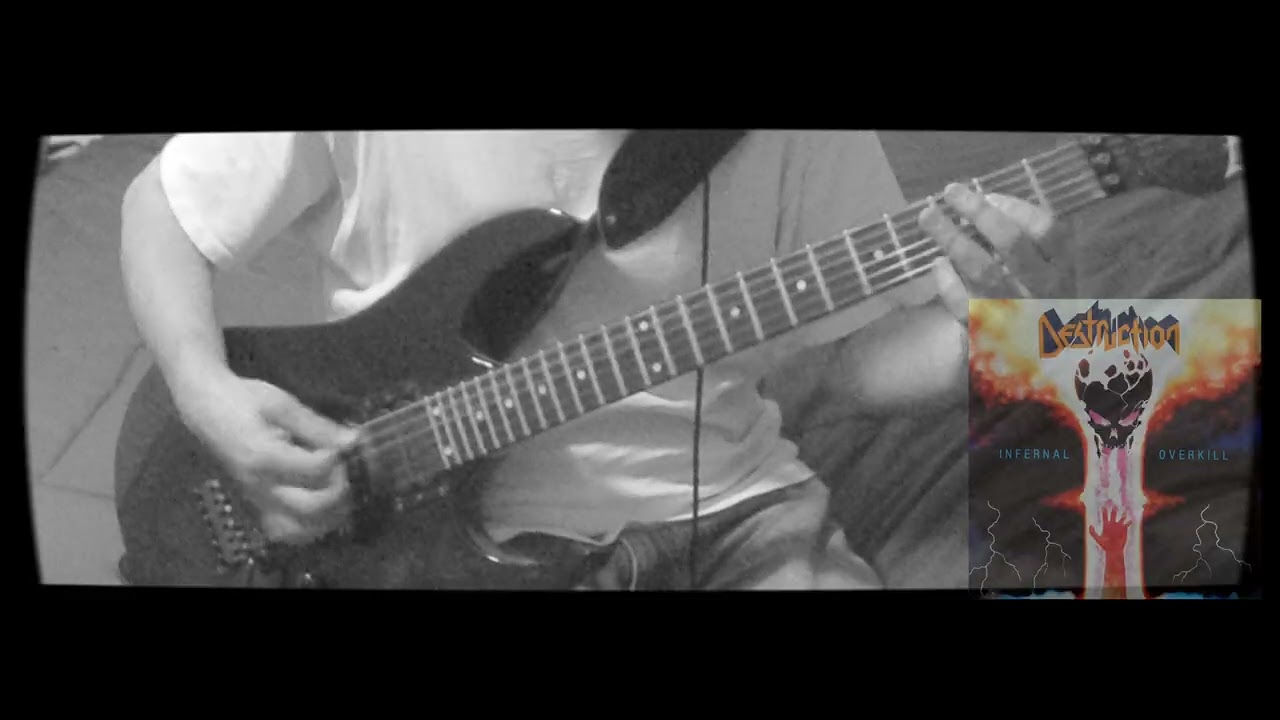 Destruction- Black Death. Guitar cover