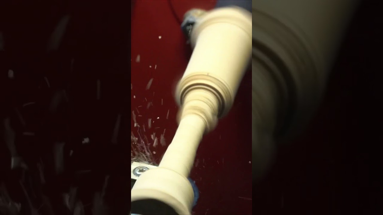 Woodturning a honey drizzler #woodturning #woodworking