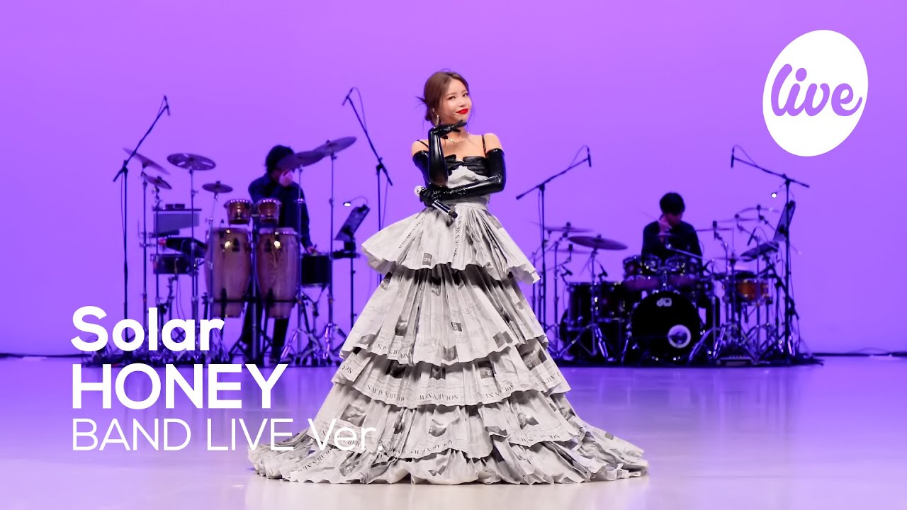 [4K] Solar - “HONEY” Band LIVE Concert [it's Live] шоу живой музыки