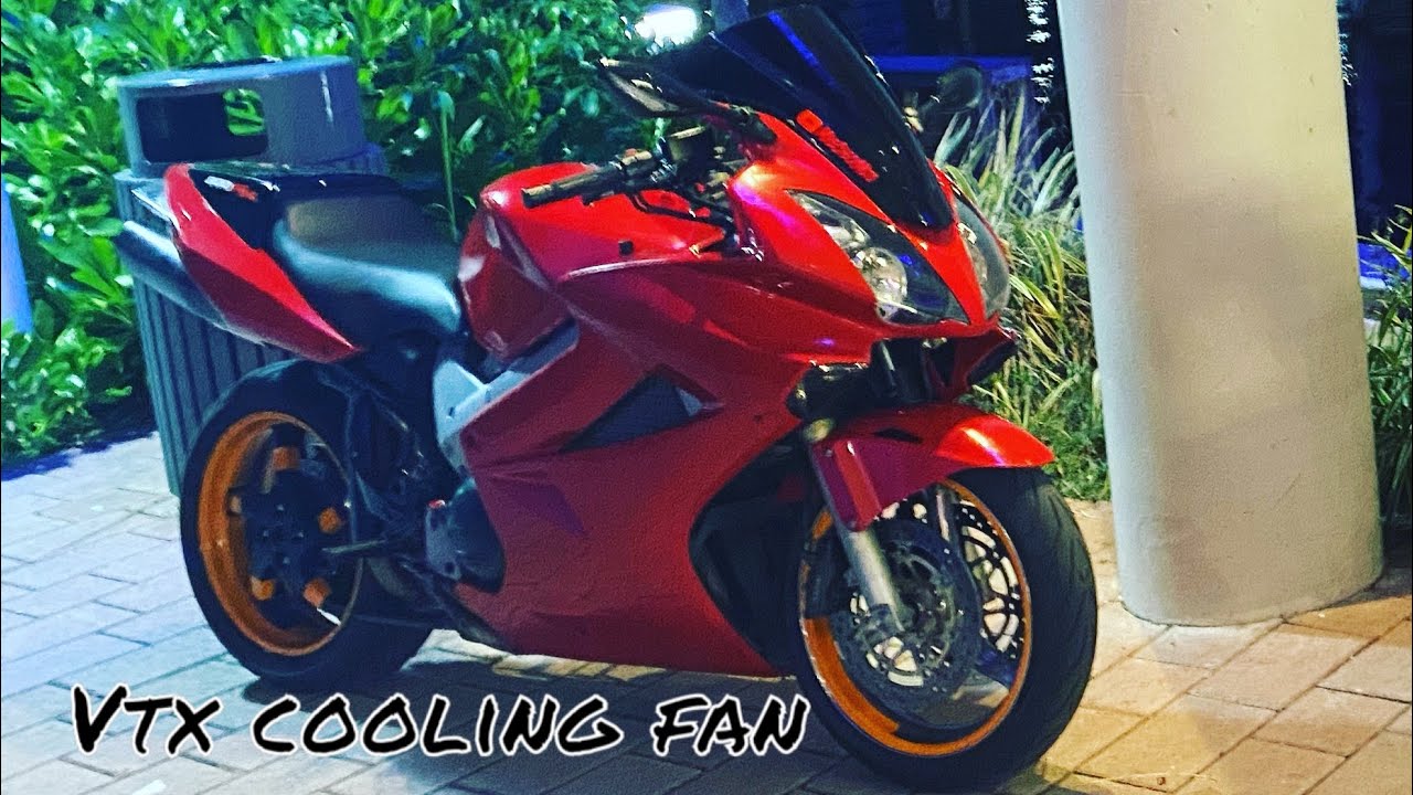 Installing the vtx cooling fan | 6th gen Honda Vfr800