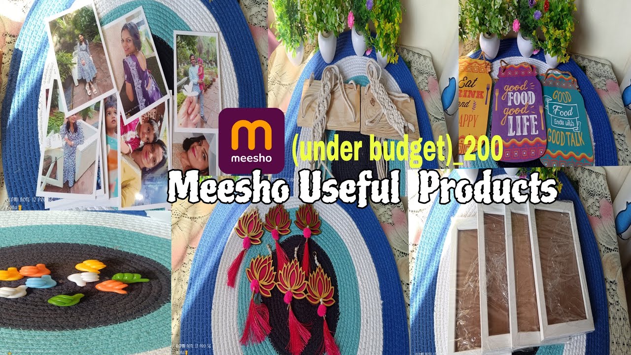 Meesho useful products✨(under💵 budget)Rs.200/HOME DECOR 🏡🌷#meesho#homedecor#odisha@Mona-ray 