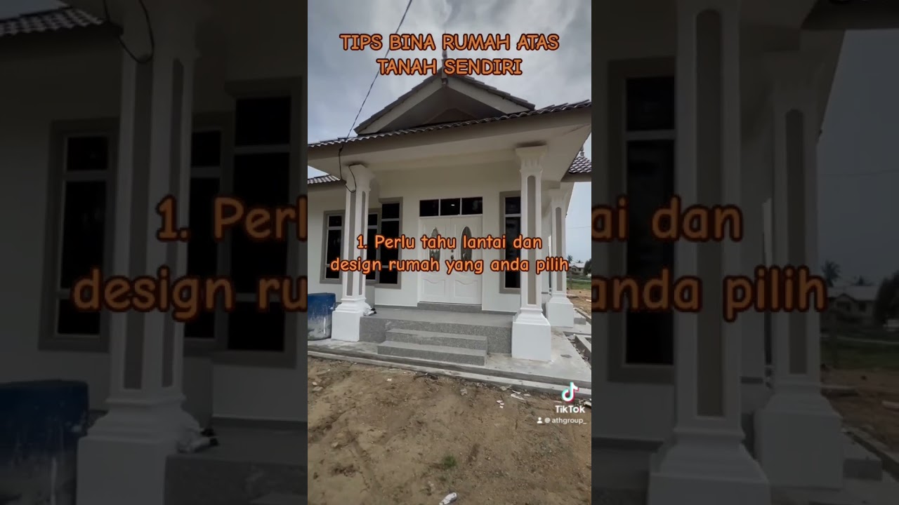 Tips bina rumah atas tanah sendiri #binarumahatastanahsendiri #rumahmurah #athgroup