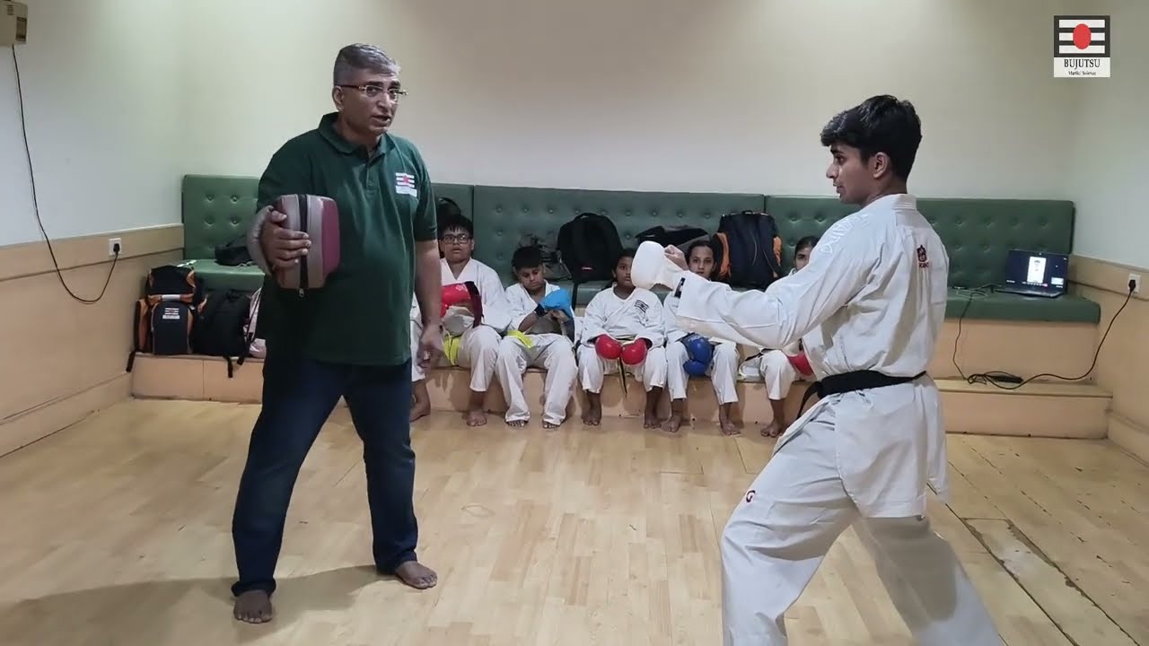 Dojo Karate Practice: Sliding Footwork & Reverse Punch for Beginners & Pros in Casual/Uniform