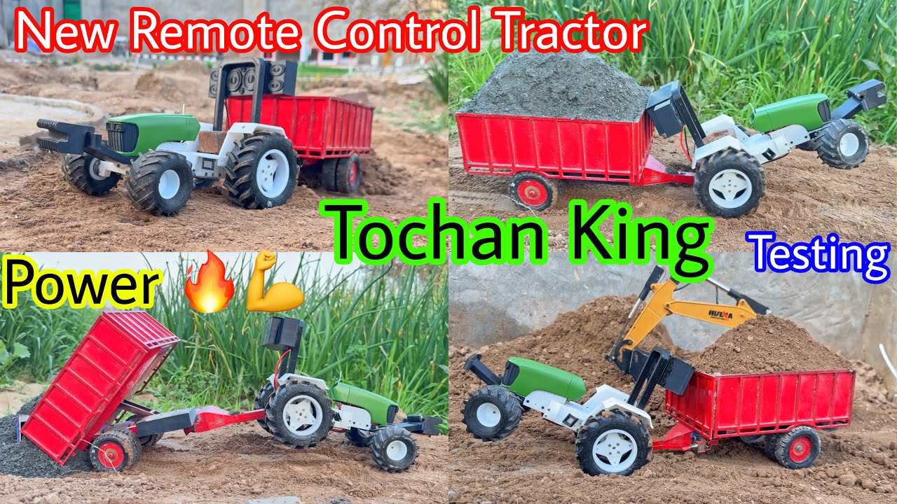 Проверка мощности радиоуправляемого трактора Tochan King John Deere с помощью тележки | @MrPenduj...