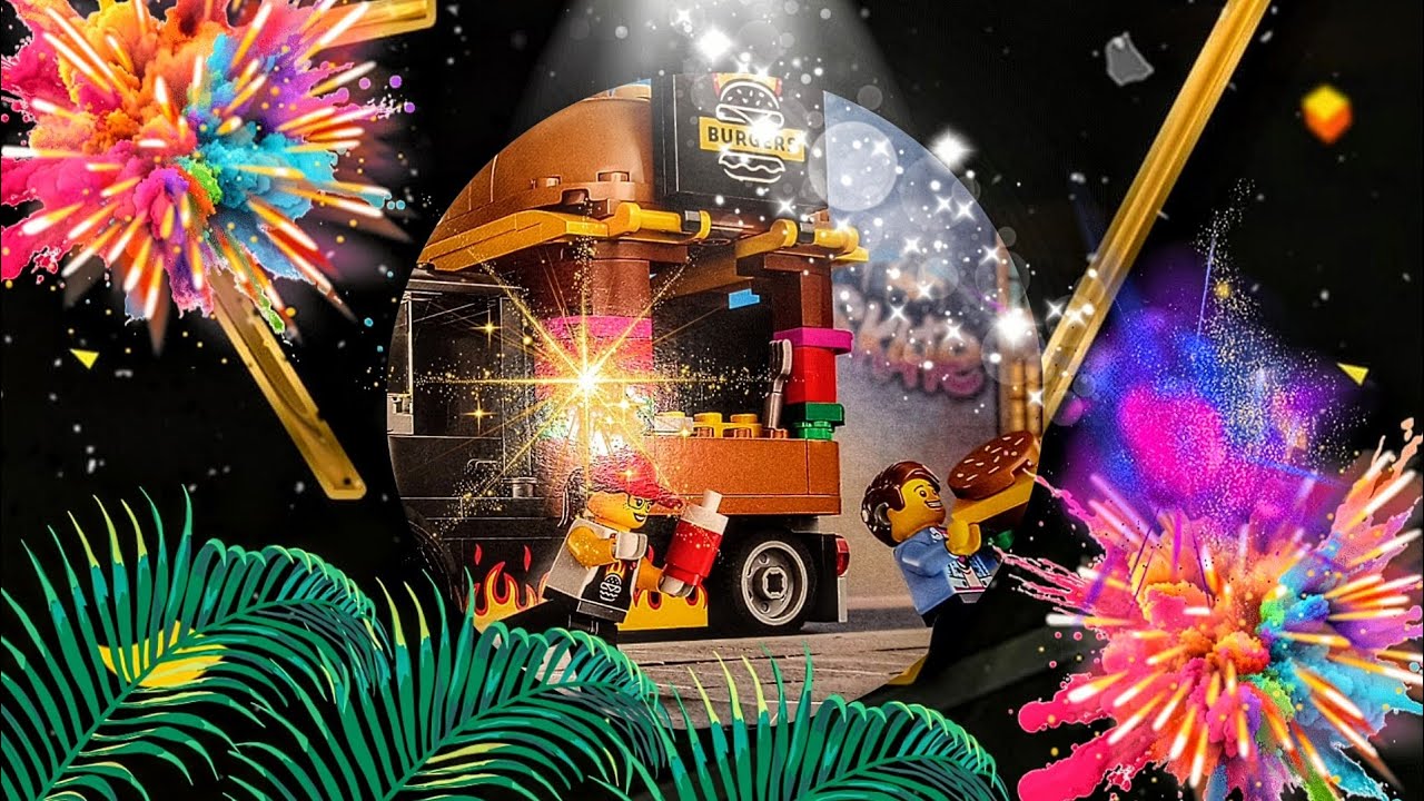 LEGO CITY HAMBURGER TRUCK BUILD SET#lego #automobile #fun 
