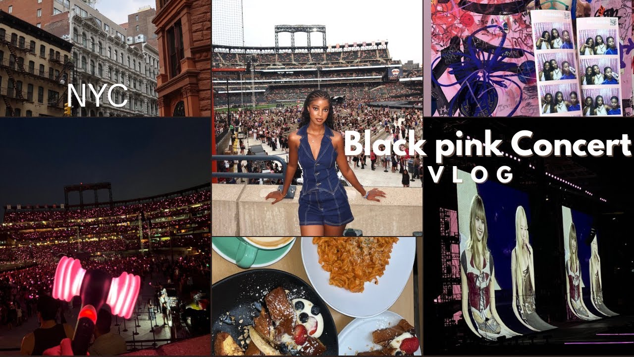 Black pink deadline concert Vlog: NYC , Coffee shop , fun.