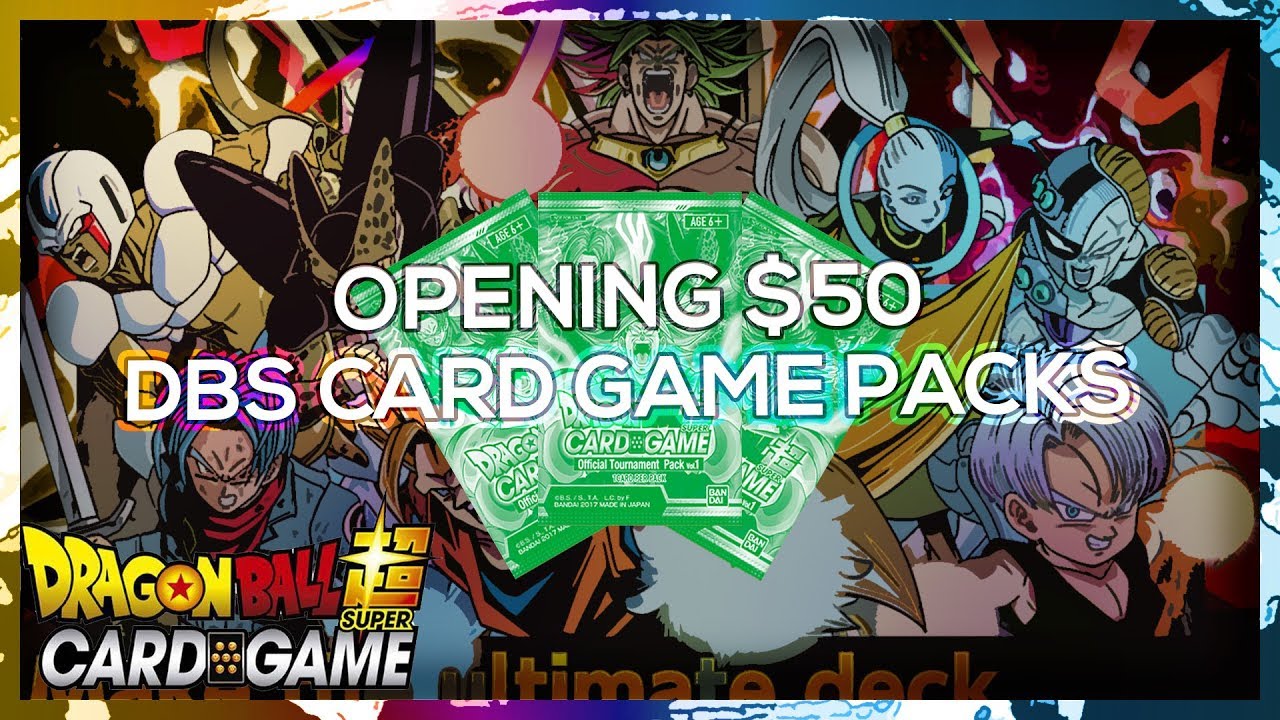 OPENING $50 PACKS! Tournament Pack 1 & Galactic Battle Booster Box Opening | DBS TCG