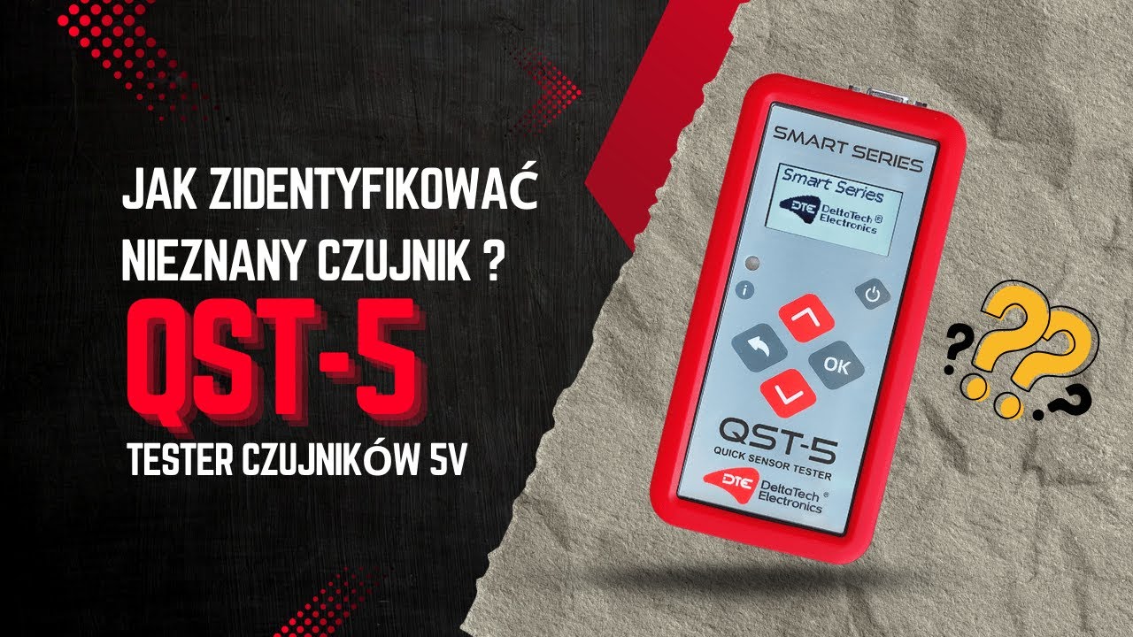 Jak zidentyfikować nieznany czujnik w QST-5 | tester czujników 5V