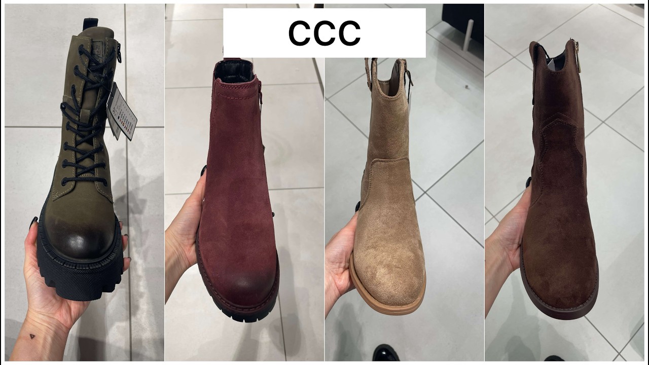 CCC BUTY NOWOŚCI BOTKI TOREBKIJESIEŃ 2025