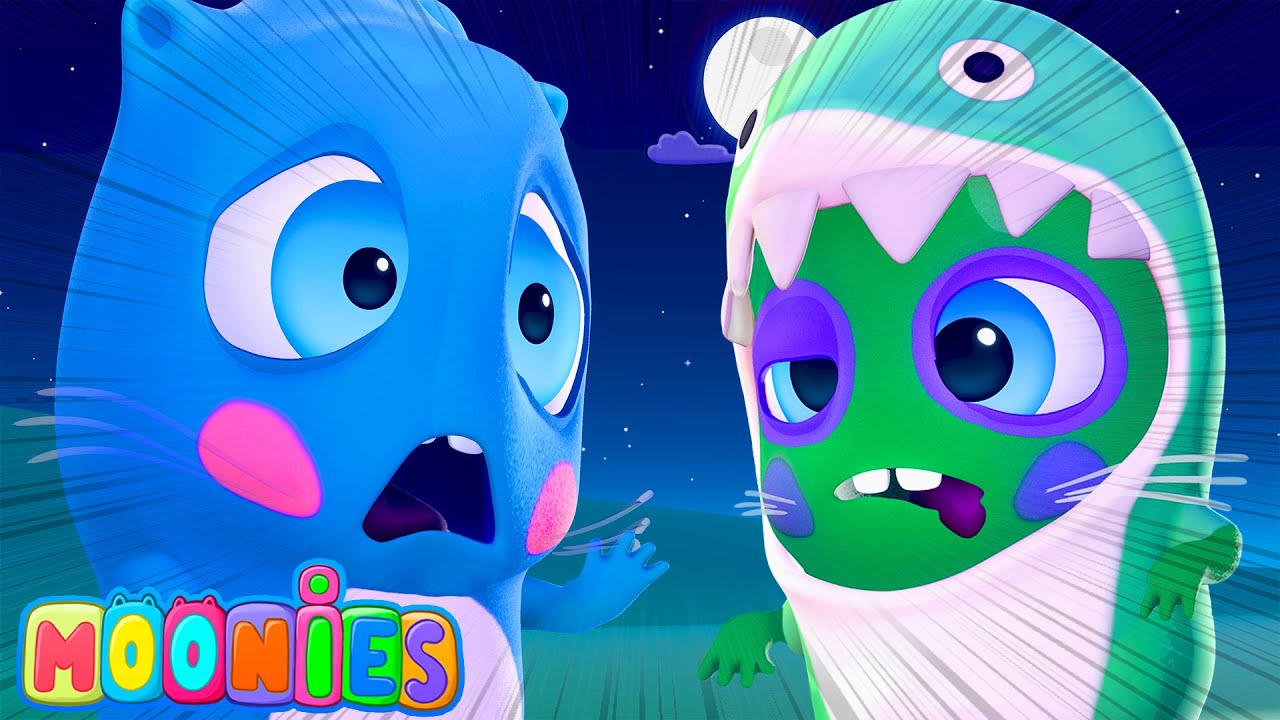 The Moonies sing their official cover of Baby shark dressed up with costumes at halloween night