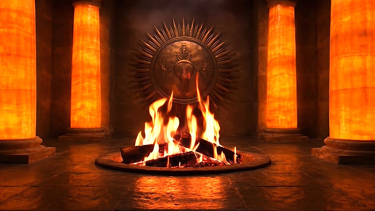 Radiant Amber &ndash; The Sun Temple (Meditation &bull; Deep Sleep &bull; 4K - 10 Hours)
