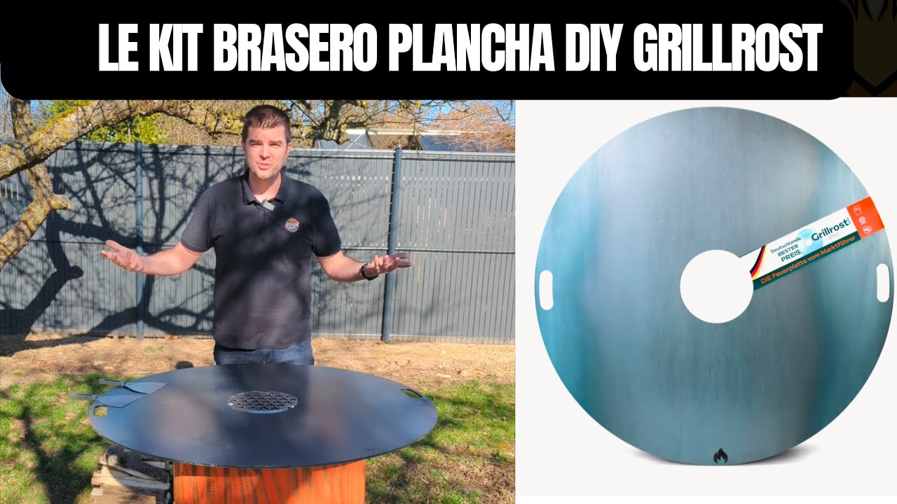 brasero plancha DIY de @Grillrost. com Das Original