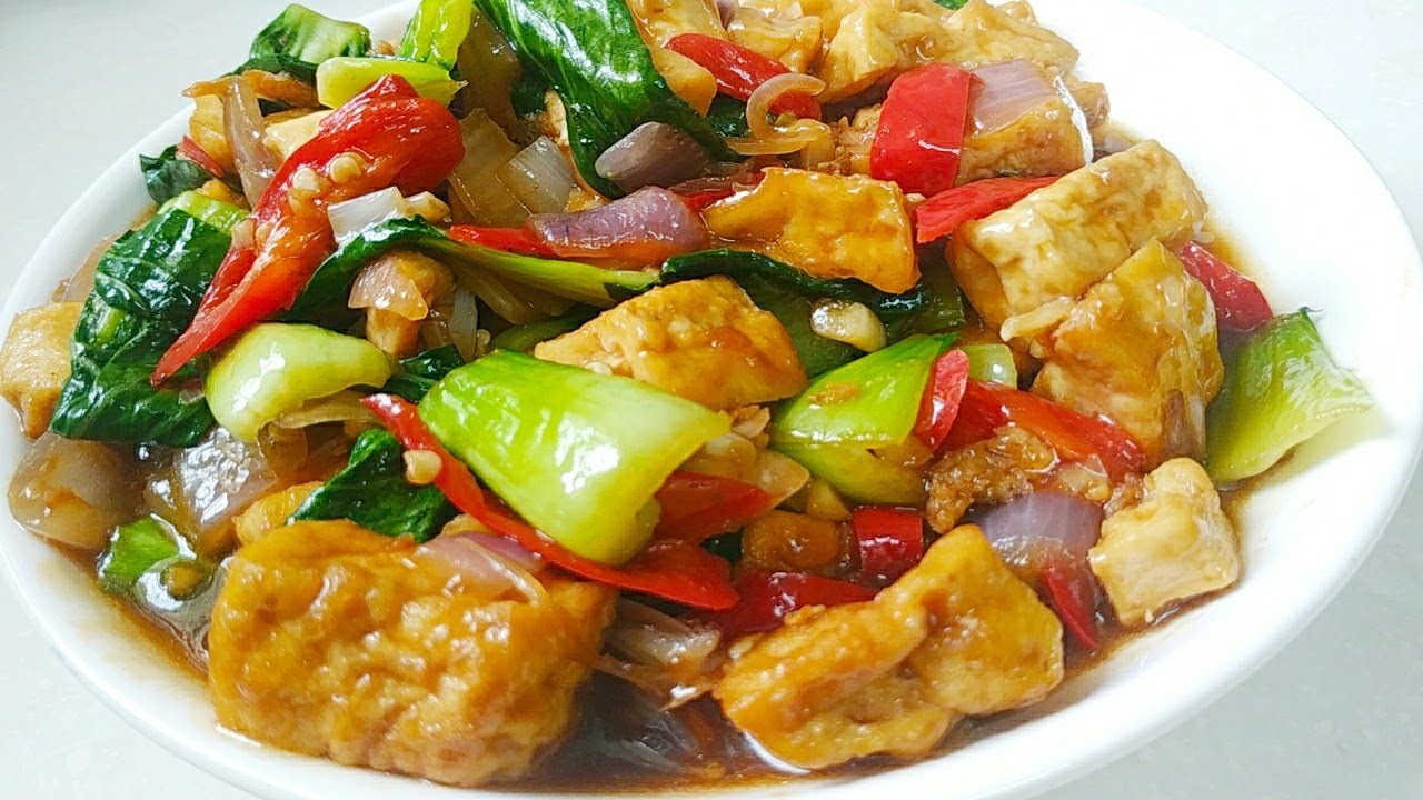 Punya Tahu Dan Sawi Sendok Dimasak Ini Saja ! Tumis Tahu Dan Pokchoy Saos Tiram | Enak Banget
