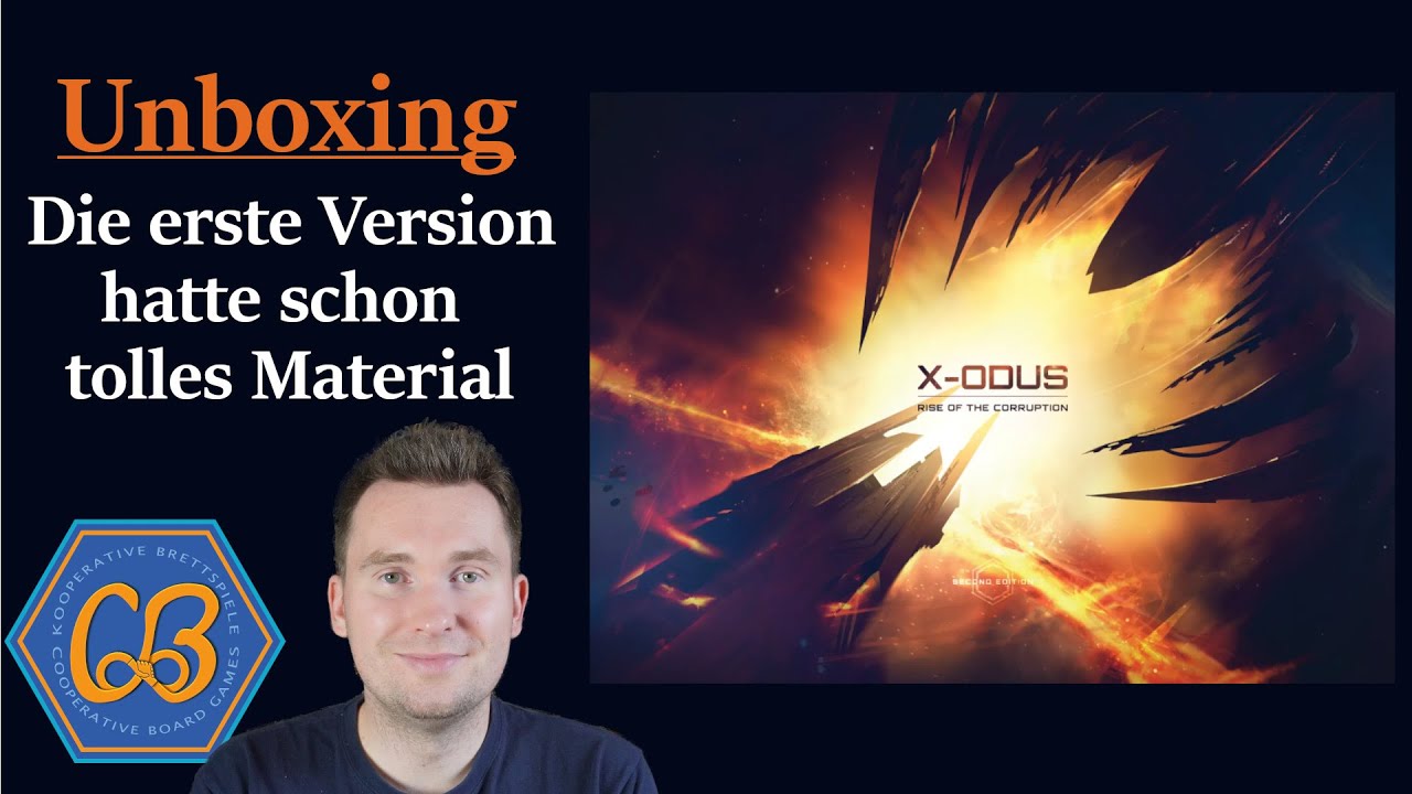 Unboxing... X-Odus 2nd Edition - Der neue Kickstarter im Materialcheck - Deutsch in 4K
