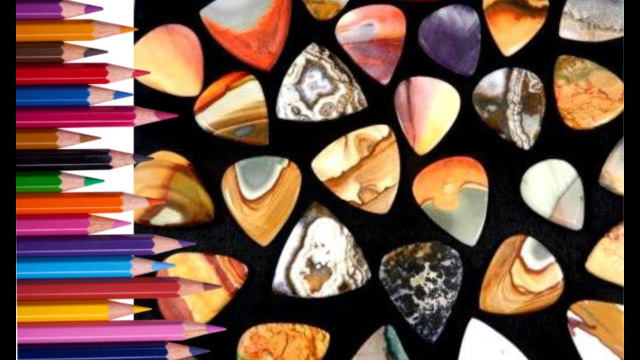 V16  How To Draw An Opaque Gemstone In Colored Pencil