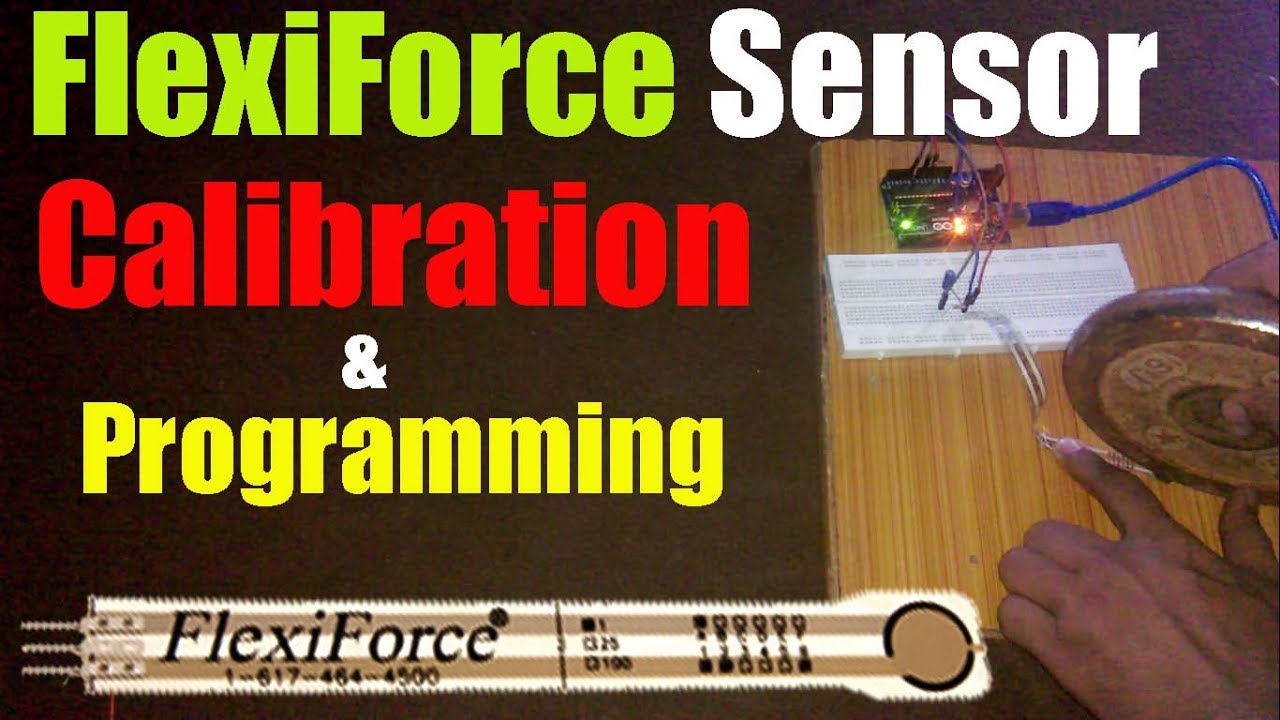 Flexiforce pressure sensor or force sensitive resistor &ldquo;FSR&rdquo; Programming & calibration using Arduino