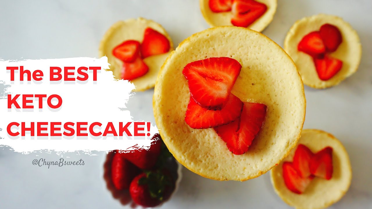 THE BEST KETO MINI CHEESECAKES! I Easy Keto Dessert Recipe I Low Carb Dessert Recipe