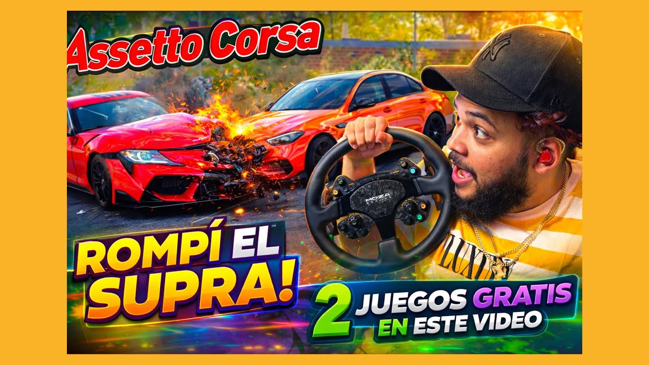 🚨 ROMPÍ EL SUPRA EN ASSETTO CORSA | Rebases IMPOSIBLES con Mercedes 😱