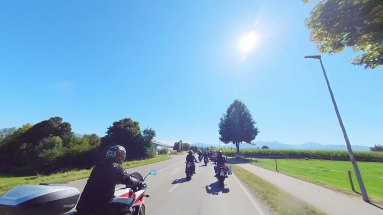 Motorraddemo Demonstrationsfahrt zum Sudelfeld 20 09 2025