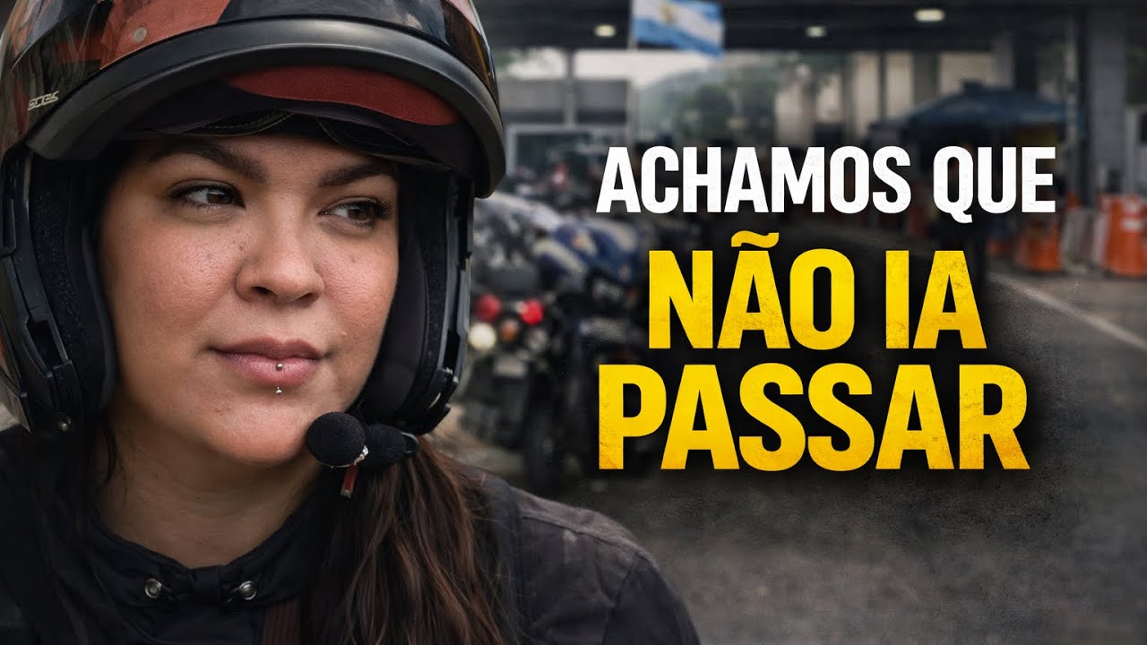 QUASE BARRAM NOSSA MOTO COM SIDECAR NA FRONTEIRA ARGENTINA - T2EP1